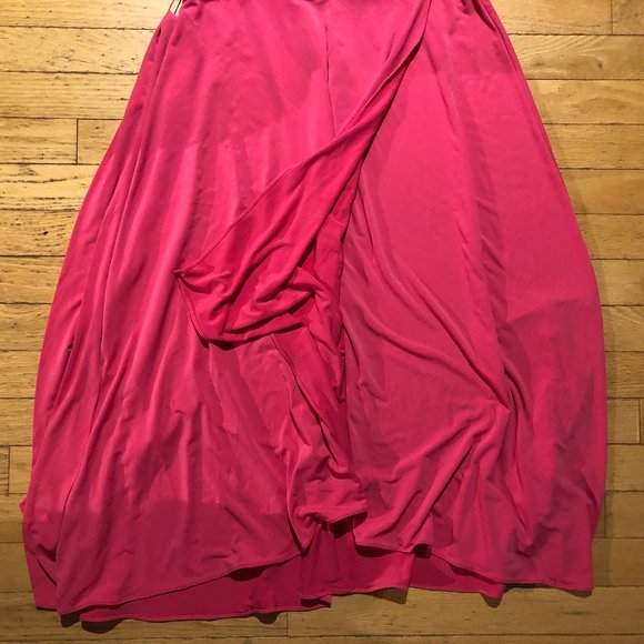 Brand New DKNY faux-wrap midi dress - Picture 5 of 10